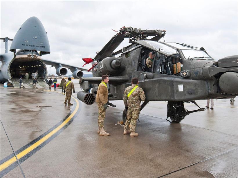 US-Soldaten auf Ramstein Air Base in Deutschland, Trump plant Abzug von über 5.000 Soldaten aus Deutschland