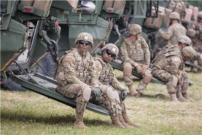 US-Soldaten bei einem Manöver im Juni 2017 im polnischen Orzysz
