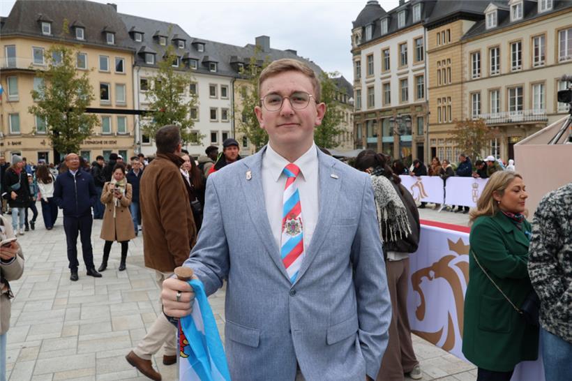 Überzeugter Anhänger der Monarchie: Luca aus Ulflingen
