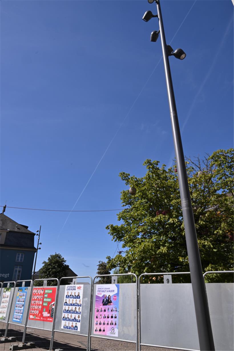 Um diese Laternenposten ging es u.a. in Schifflingen
