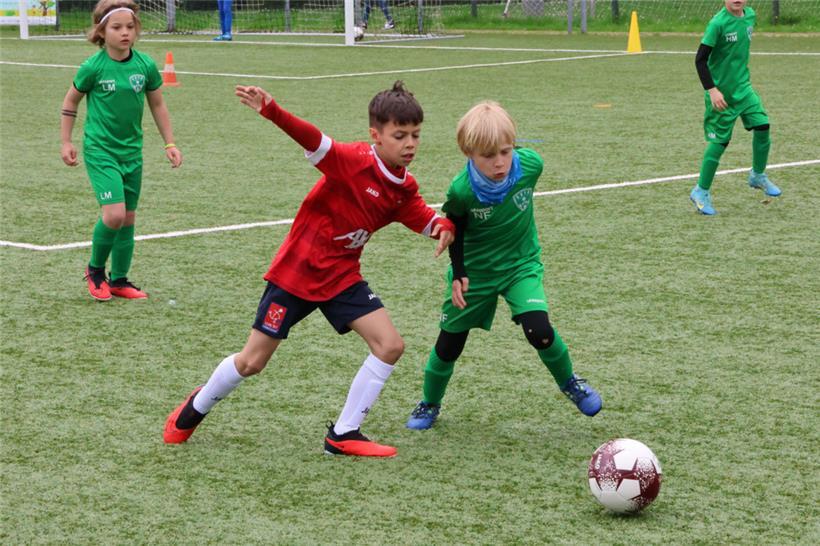 Um jeden Ball wurde hart gekämpft