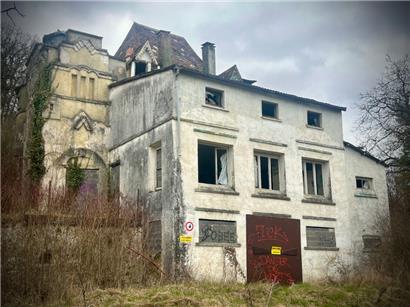 Um seine Frau nach dem Schlaganfall wieder nach Hause holen zu können, habe Alphonse Burg den weißen Anbau angefügt
