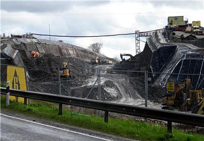 Umbauarbeiten bei Hosingen
