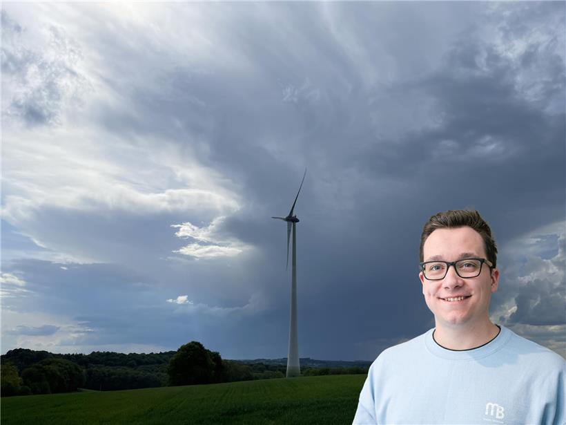 Schauer und Gewitter ziehen am warmen Samstag über die hügeligen Ardennen, typisches Wetterumschwung-Szenario