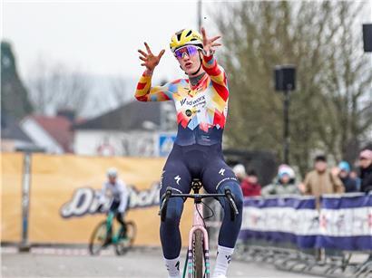 Marie Schreiber beim Rennen der Landesmeisterschaft in Diekirch, erfolgreiche Trainingseinheit für den Titelgewinn