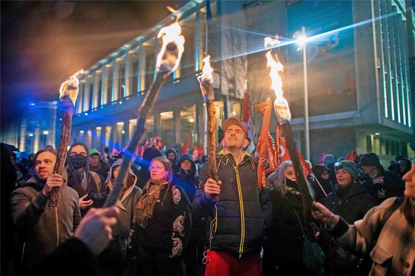 Une manifestation contre la réforme des retraites le 26 janvier à Brest
