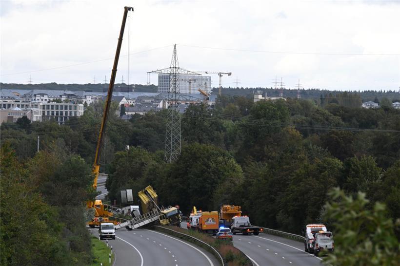 Unfall auf der A1 am 22. September 2023