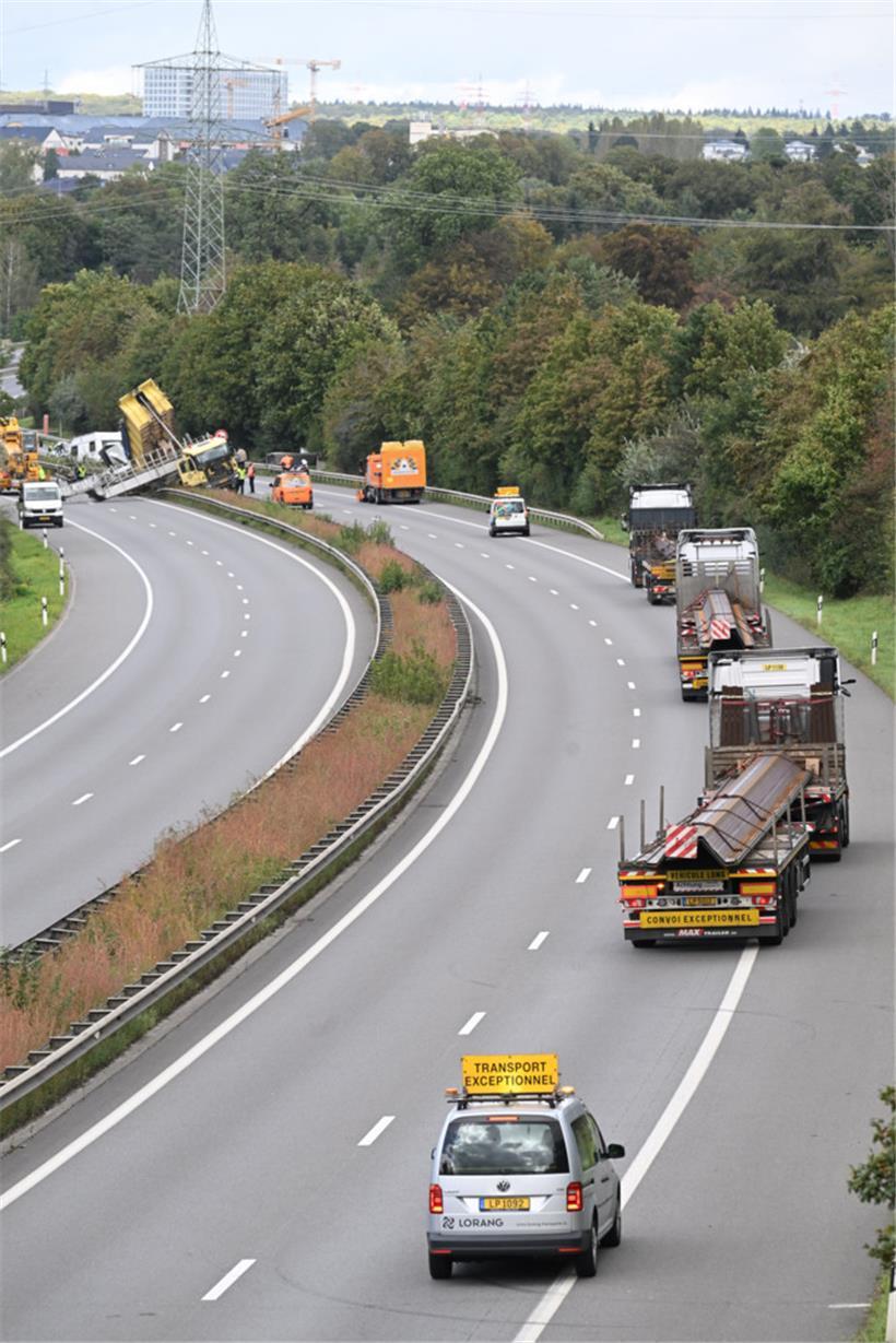 Unfall auf der A1 am 22. September 2023