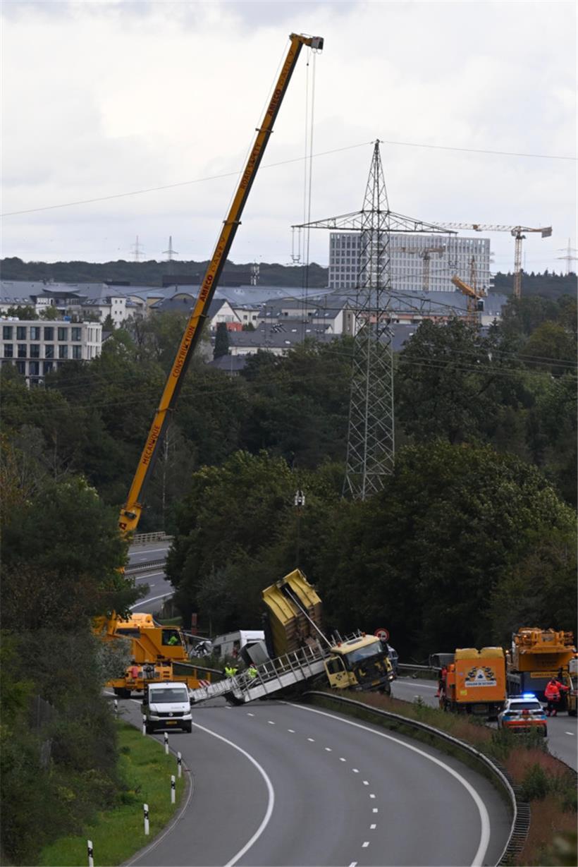 Unfall auf der A1 am 22. September 2023