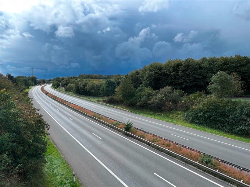 Unfall auf der A1 am 22. September 2023