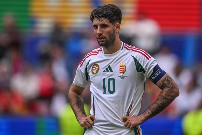 Ungarns Kapitän Dominik Szoboszlai will mit seiner Mannschaft weiterkommen
