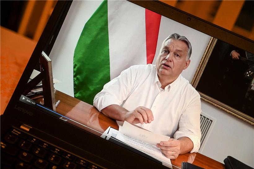 Ungarns Regierungschef Viktor Orban will ein Veto gegen den mehrjährigen EU-Haushaltsplan einlegen
