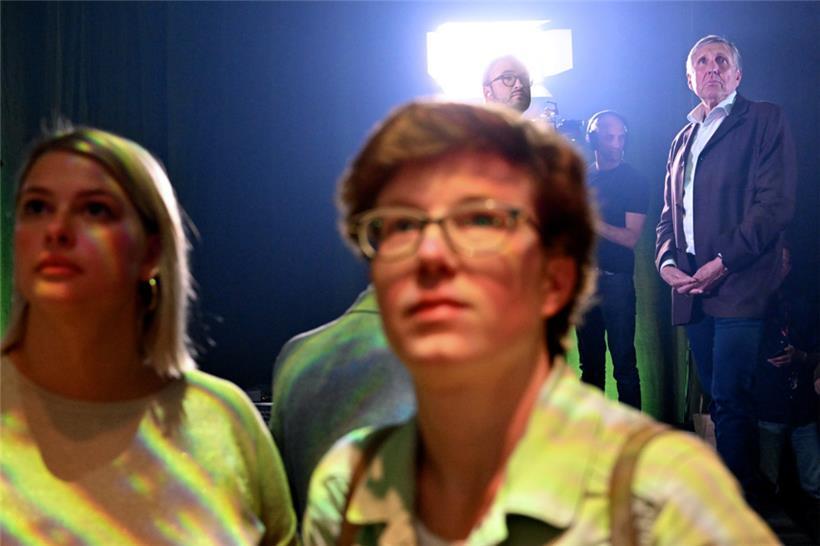 Ungläubige Blicke auf der Grünen-Wahlparty in den Rotondes
