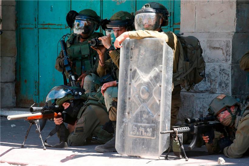 Unter Anspannung: israelische Soldaten im Westjordanland
