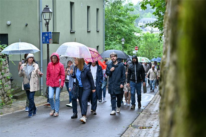Unter Führung von Bürgermeisterin Lydie Polfer durch Clausen
