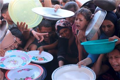 Unter anderem im kriegsgeschundenen Gazastreifen ist die Ernährungslage für de dort lebenden Menschen derzeit katastrophal
