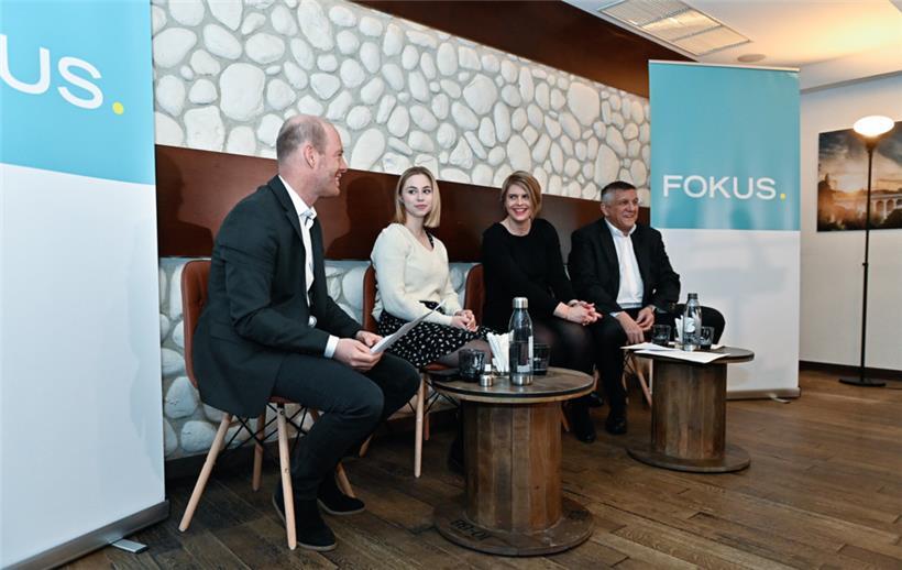 Unter dem Titel „Zil, Wäerter, Fokus“ präsentierte sich die neue politische Gemeinschaft „Fokus“ am Montagnachmittag in Strassen – Frank Engel verpasste die Vorstellung aufgrund gesundheitlicher Probleme
