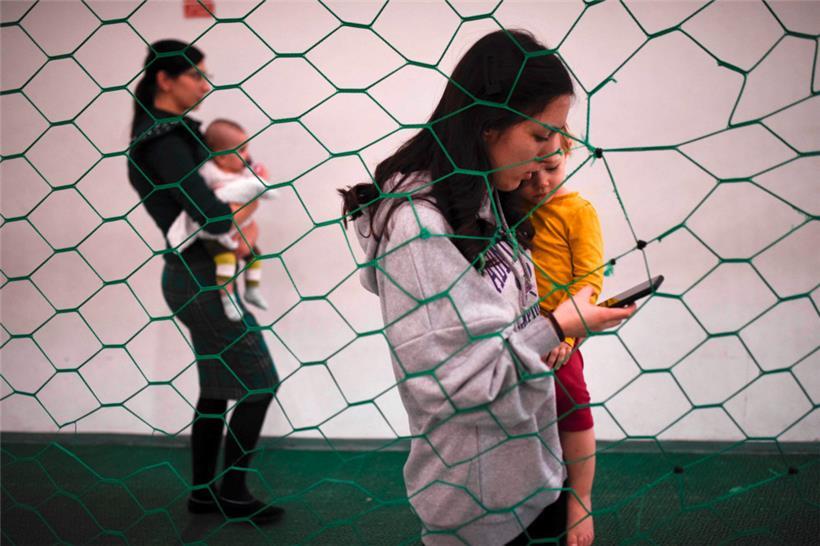 Unter den ukrainischen Flüchtlingen befinden sich viele Frauen und Minderjährige
