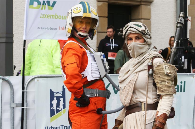 Unterstützung aus einer anderen Galaxie gab es für die vielen Starter