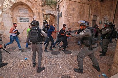 Unübersichtliche Szenen in Jerusalems Altstadt
