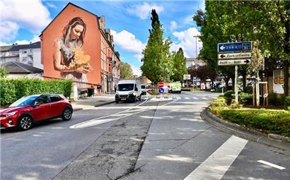 Urban Art: Die Beleser Straße am Benelux-Platz ist in den letzten Tagen ein wenig „aufgehübscht“ worden
