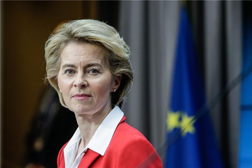 Ursula Von der Leyen am 17.März 2020 in Brüssel
