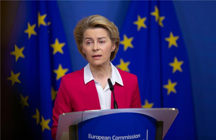 Ursula von der Leyen (CDU), Präsidentin der Europäischen Kommission, soll am 13. Januar nach Luxemburg kommen
