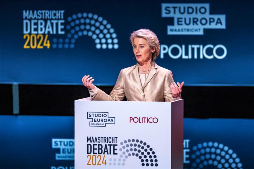 Ursula von der Leyen und die EVP wollen mit einem stramm konservativen Kurs die Wahlen gewinnen – der CSV kommt das nicht gelegen
