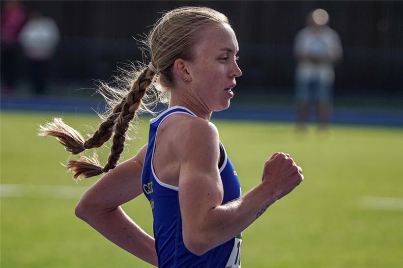 Vera Bertemes-Hoffmann verbesserte die nationale Bestmarke über 5.000 m
