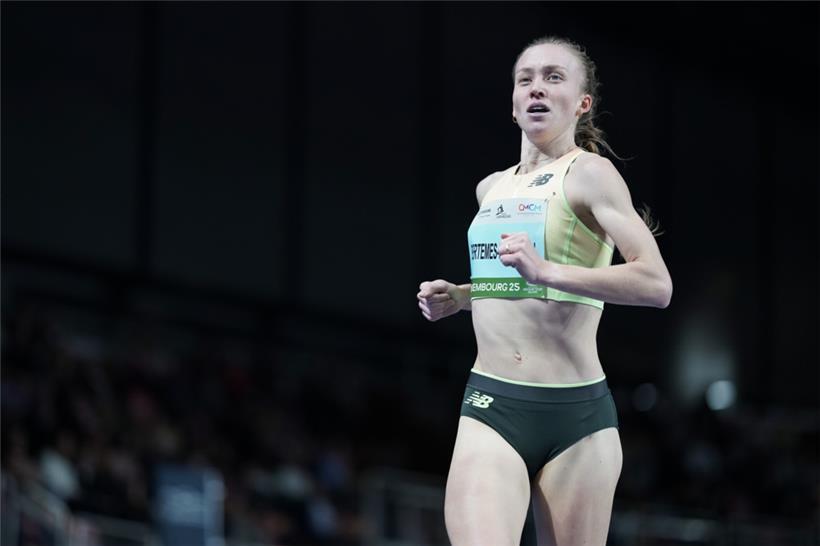 Vera Hoffmann hatte sich über 1.500 m für die EM qualifiziert
