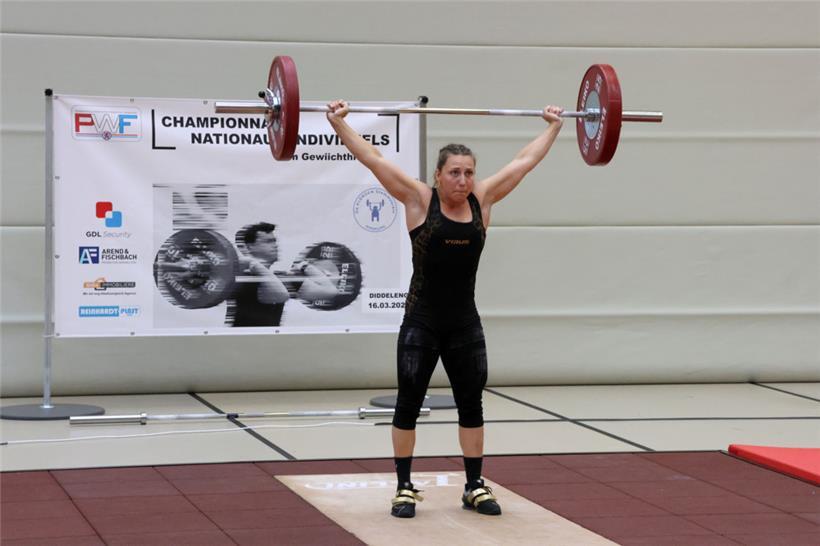 Vereinsathletin Muriel Schu bei der Landesmeisterschaft 2024
