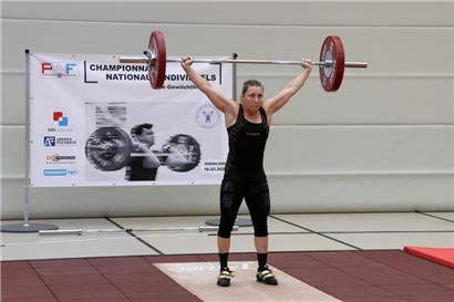 Vereinsathletin Muriel Schu bei der Landesmeisterschaft 2024
