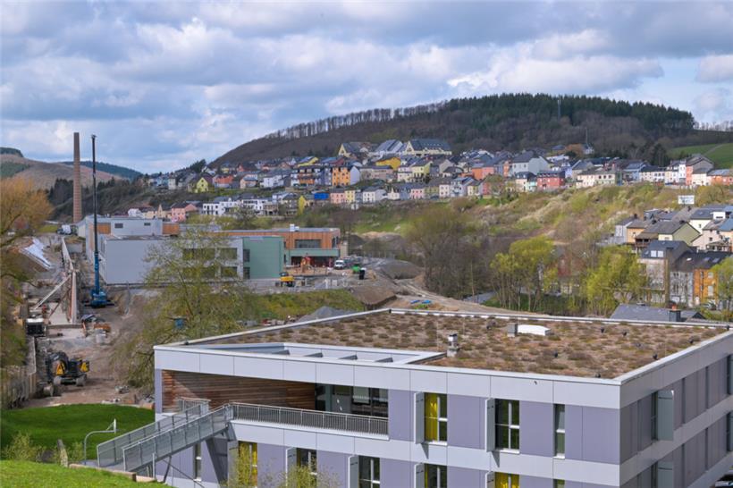 Vergangenen November haben die Bauarbeiten für das Viertel „Wunne mat der Wooltz...