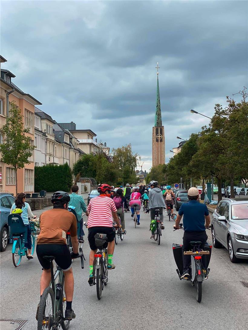 Vergangenen Samstag nahmen rund 100 Radler an der Veranstaltung „Reclaim the streets“ in der Hauptstadt teil
