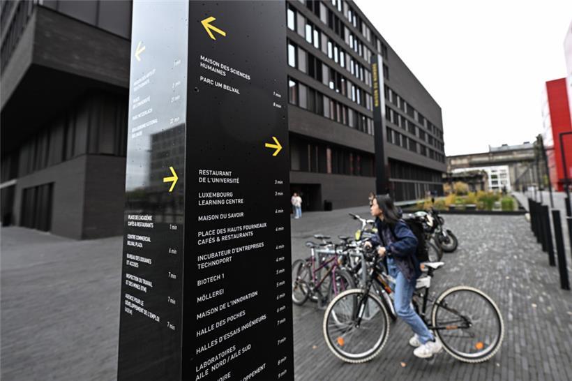 Verlaufen kann man sich auf dem Campus auf Belval nicht wirklich. Ab und an fehl...