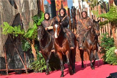 Vermeintliche Primaten bei der Premiere von „Kingdom of the Planet of the Apes“ in Hollywood
