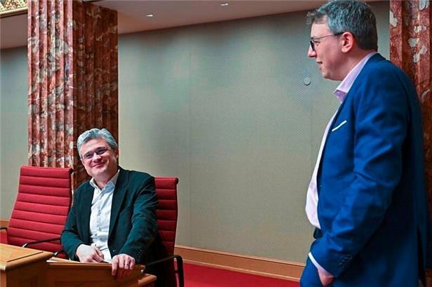 Vermissen soziale Aspekte in der Reform: David Wagner (l.) und Sven Clement 
