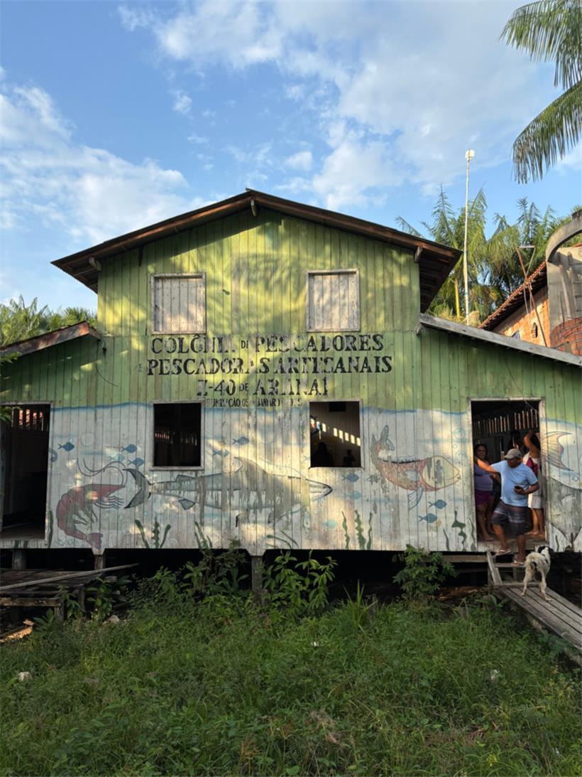 Versammlungsgebäude der Fischer der Comunidade do Aranaí
