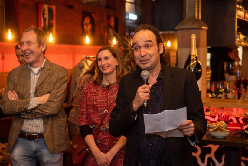 Verwaltungsratspräsident Nico Clement, die Vizepräsidentin des Verwaltungsrates ...