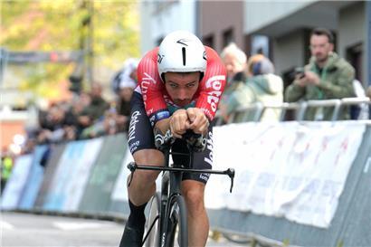 Victor Campenaerts war am Samstag rund um Petingen der Schnellste

