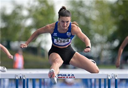 Victoria Rausch sicherte sich am Sonntag souverän den Landesmeistertitel
