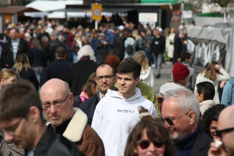 Viel Andrang in Nospelt