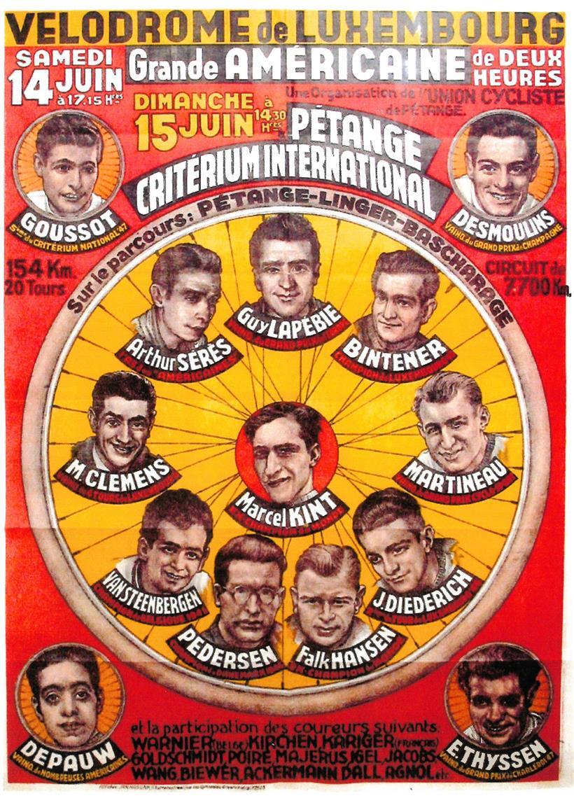 Viel los: Ankündigungsplakat für ein Bahnmeeting in den 1920ern  
