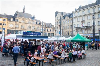 Viel los wird die kommenden Tage auf dem Escher Rathausplatz sein
