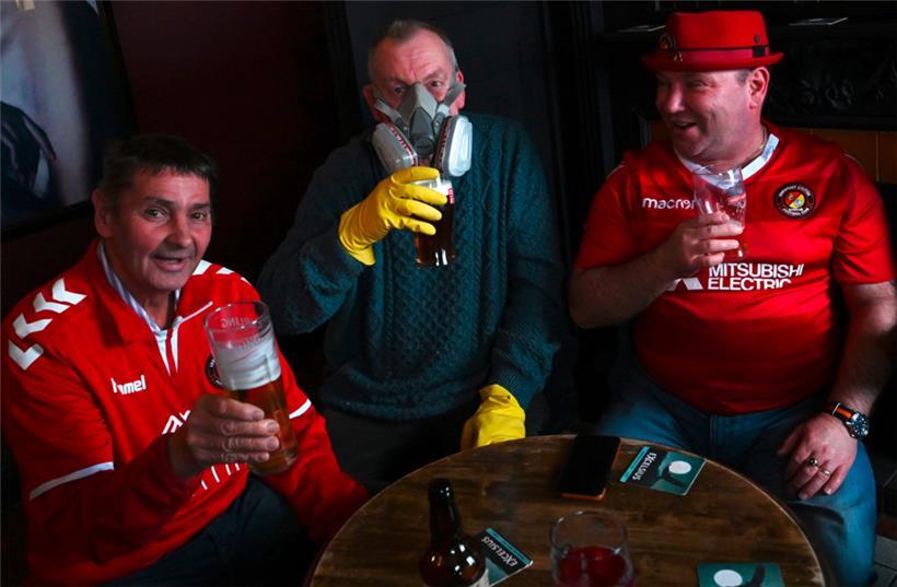 Viele Briten haben während der Pandemie mehr getrunken als sonst. Dabei waren auch die Pubs lange Zeit im Lockdown.
