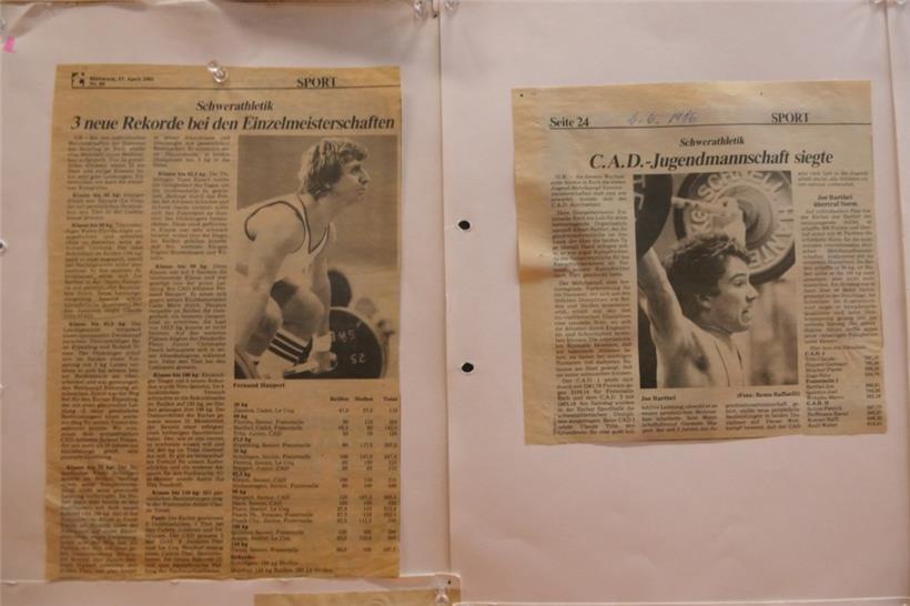 Viele Tageblatt-Artikel haben Vereine und Verband aufbewahrt