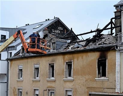 Vier Wochen nachdem Flammen in dem Haus in Kayl wüteten, sind die Auswirkungen davon noch gut sichtbar

