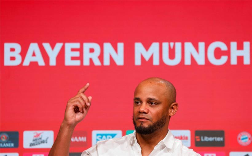 Vincent Kompany zeigte sich bei seiner Vorstellung hoch motiviert
