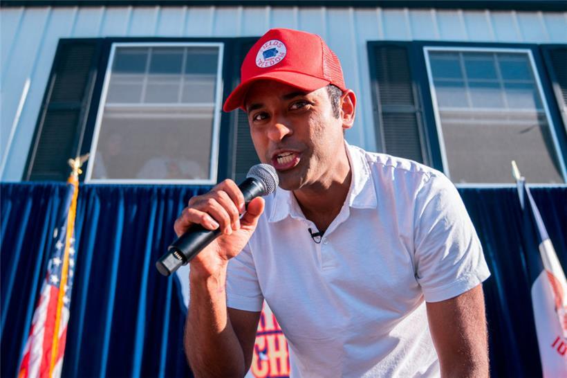 Vivek Ramaswamy rappt Eminems „Lose Yourself“ in Iowa: Der Politik-Neuling ohne Verwurzelung im republikanischen Partei-Establishment startet gerade durch
