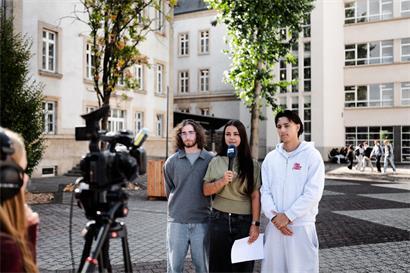 V.l.: Daniel Mullenders, Tara Sbaï und Jay Klees